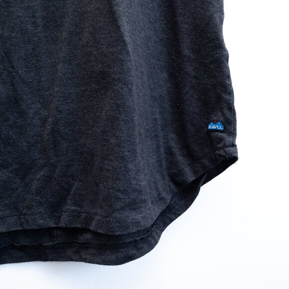 Kavu Don't Sweat It Tank in Charcoal - Picture 4 of 5